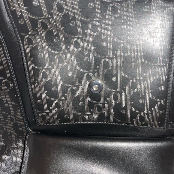 NEW DIOR BLACK LEATHER BACKPACK - Picture 4 of 7